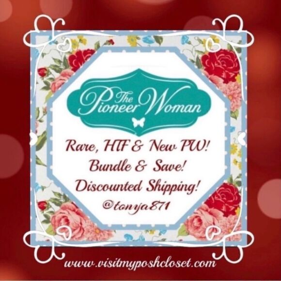 🦋 New Pioneer Woman Cheerful Rose Goblets, Set of 4 - Picture 2 of 4